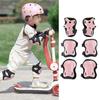 1 Set Kids Roller Skating Protective Gear Skateboarding Scooter Biking Cycling Sports Toddlers Boys Girls Wrist Guard Knee Elbow Pad Protector