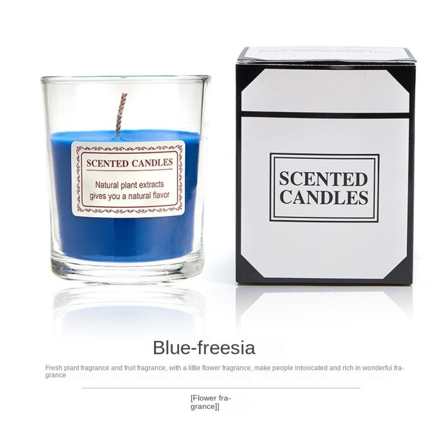 1pc Large Glass Cup Romantic Festival Atmosphere Scented Candle Graduation Season Gift Soy Wax Aromatherapy Fragrance Candle