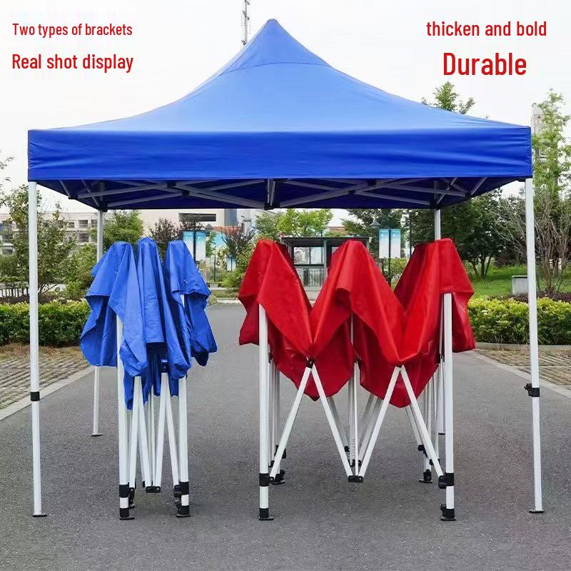3x3 Outdoor Canopy Tent: Sunshade, Night Market Stall, Automatic Folding, Telescopic, Four-Corner Design