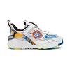 Li Ning Kids Comfortable Versatile Non-Slip Shock Absorbing Wear-Resistant Casual Shoes Kids Casual Shoes White Orange Blue YKNS060-13