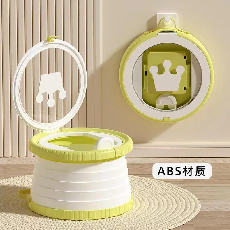

Non-Toxic New 2-In-1 Children S Folding Toilet Portable Children S Travel Toilet Car Baby Toilet Potty Training Seat Suitable For Camping