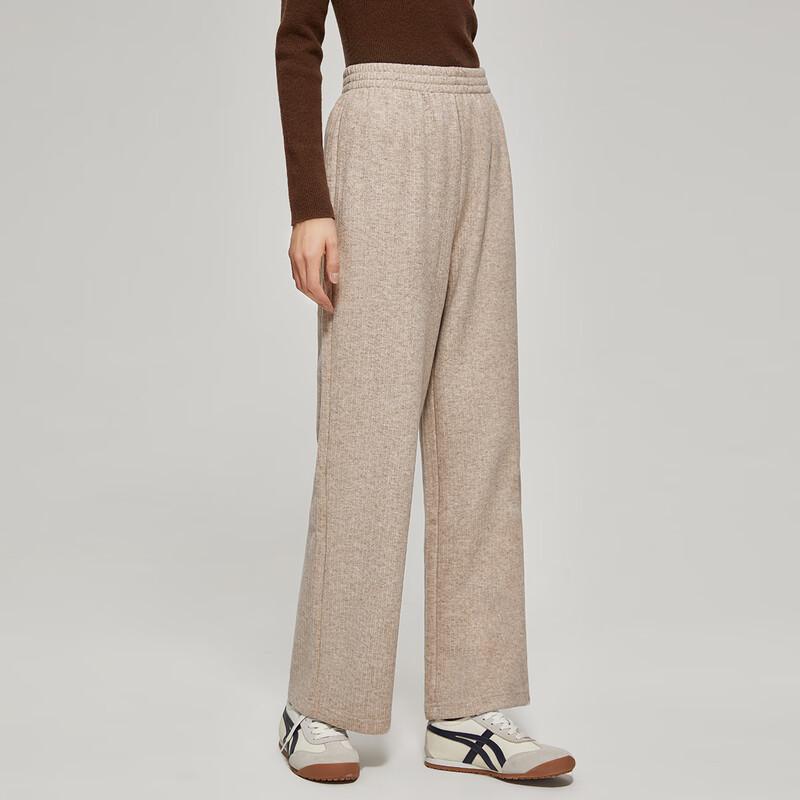 Women's Elegant High-Waist Straight-Leg Winter Trousers