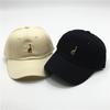 Chic hat female cartoon giraffe hip-hop cute baseball cap male four seasons travel PU leather buckle cap tide