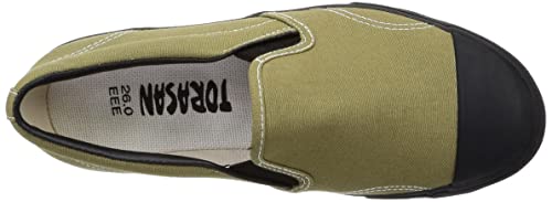 FUKUYAMA RUBBER Work Shoes, "Oyakata Tora-san" Khaki, Size 26.5 Cm, 3E