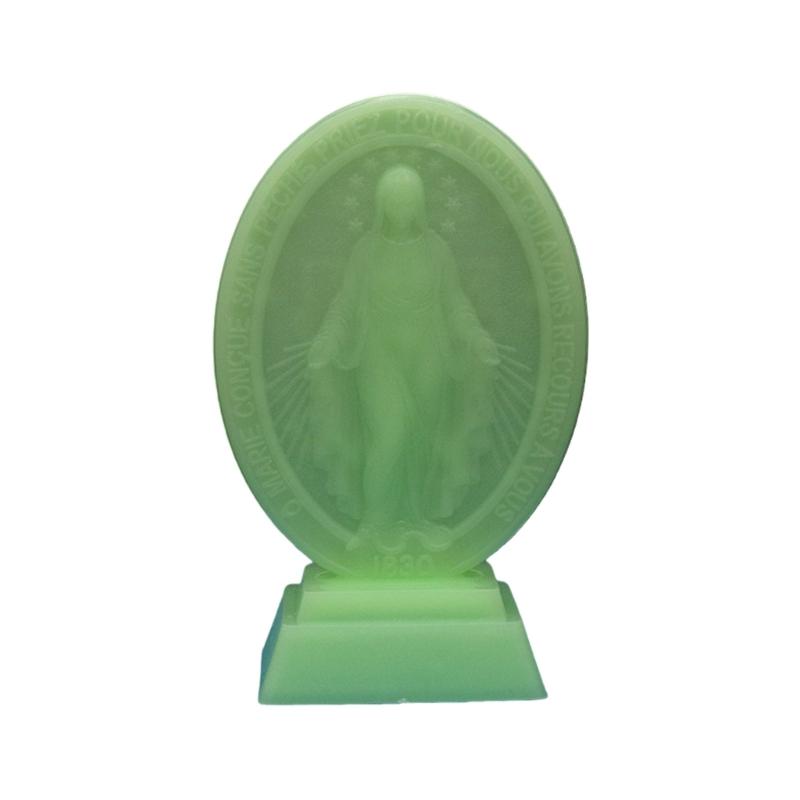 Night Light Catholic Statue Sculpture Virgin Mother Marys Statues Figurines Ornament Our Lady of Blesseds Mother Statue