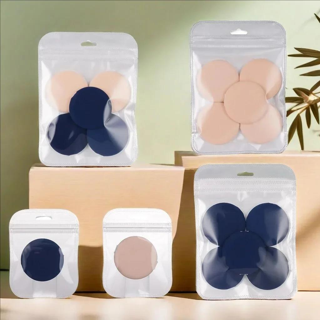 Wholesale Mini Round Air Cushion Puff Thin Lightweight Foundation Sponge Dry Wet Dual-Use