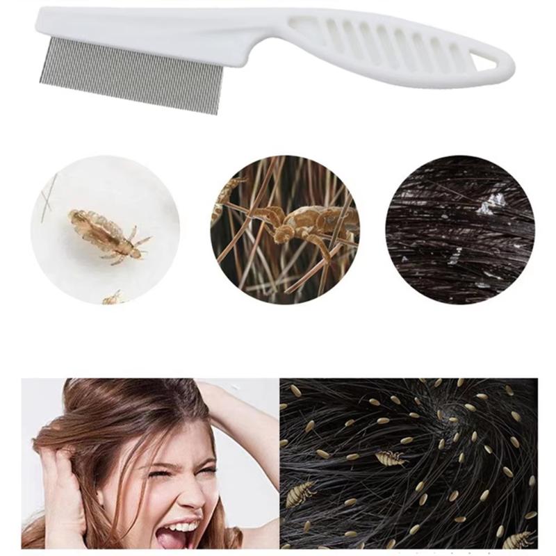 Super Dense Teeth Lice Cleaning Comb 1pc Painless Dandruff Lice Eggs Removal Tool for Children Adult Home Use