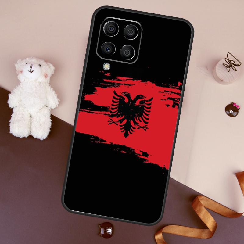 Albanian Flag Case For Samsung Galaxy M06 M53 M13 M31 M11 M35 M55 M15 M56 M36 M16 M12 M32 M52 M14 M34 M54