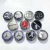 4PCS 75mm Metal Emblem Car Wheel Center Hub Cap Cover Badge For Mercedes Benz AMG GLK GLE GLC W203 W206 W220 W205 W211 W212 201