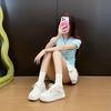 Little white shoes women's summer new female student platform sports versatile board shoes