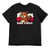 Bóbr Kurwa T-Shirt Anime T-Shirt Grafik-T-Shirt Vintage Fußball-T-Shirt Affliction Shirts Herren Trainingsshirts