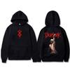 Anime Berserk Guts Hoodie Retro Manga Skull Knight Gatsu Griffith Zodd Sweatshirt Men's Fleece Hoodies