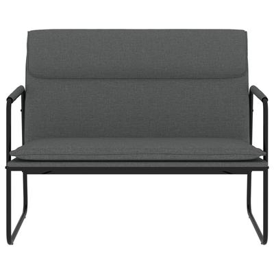 Bench Dark Grey 100 X 64 X 80 Cm Fabric