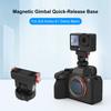 For DJI Osmo Action 6 Cold Shoe Mount Quick Release Adapter Base Mount Bracket Gimbal For DJI Osmo Nano Action Thumb Camera