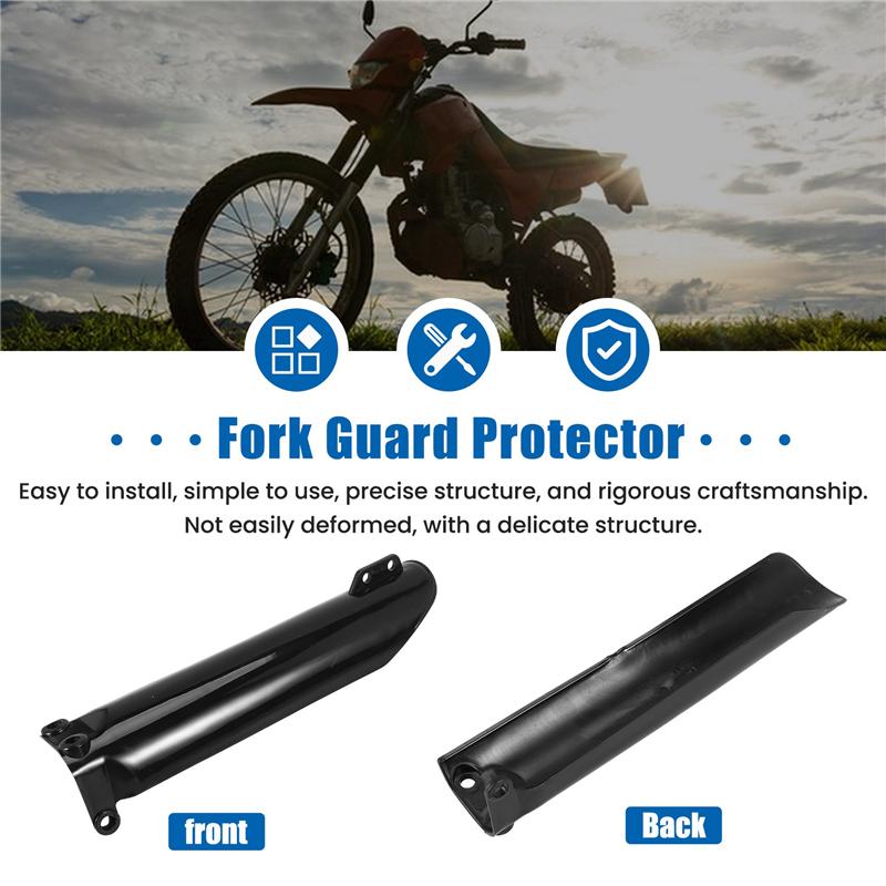 1Pair Motorcycle Front Fork Absorber Protector Covers Plastic Guards For 110Cc 125Cc 140Cc 150C 160Cc Dirt Bike Pit Bike-A87Q