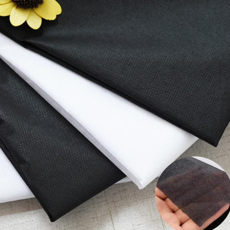 1m/2m/3m Non-woven Iron-On Interlining Fabric Clothing Sewing Accessories Single-Sided Adhesive Lining Lightweight Fusible DIY