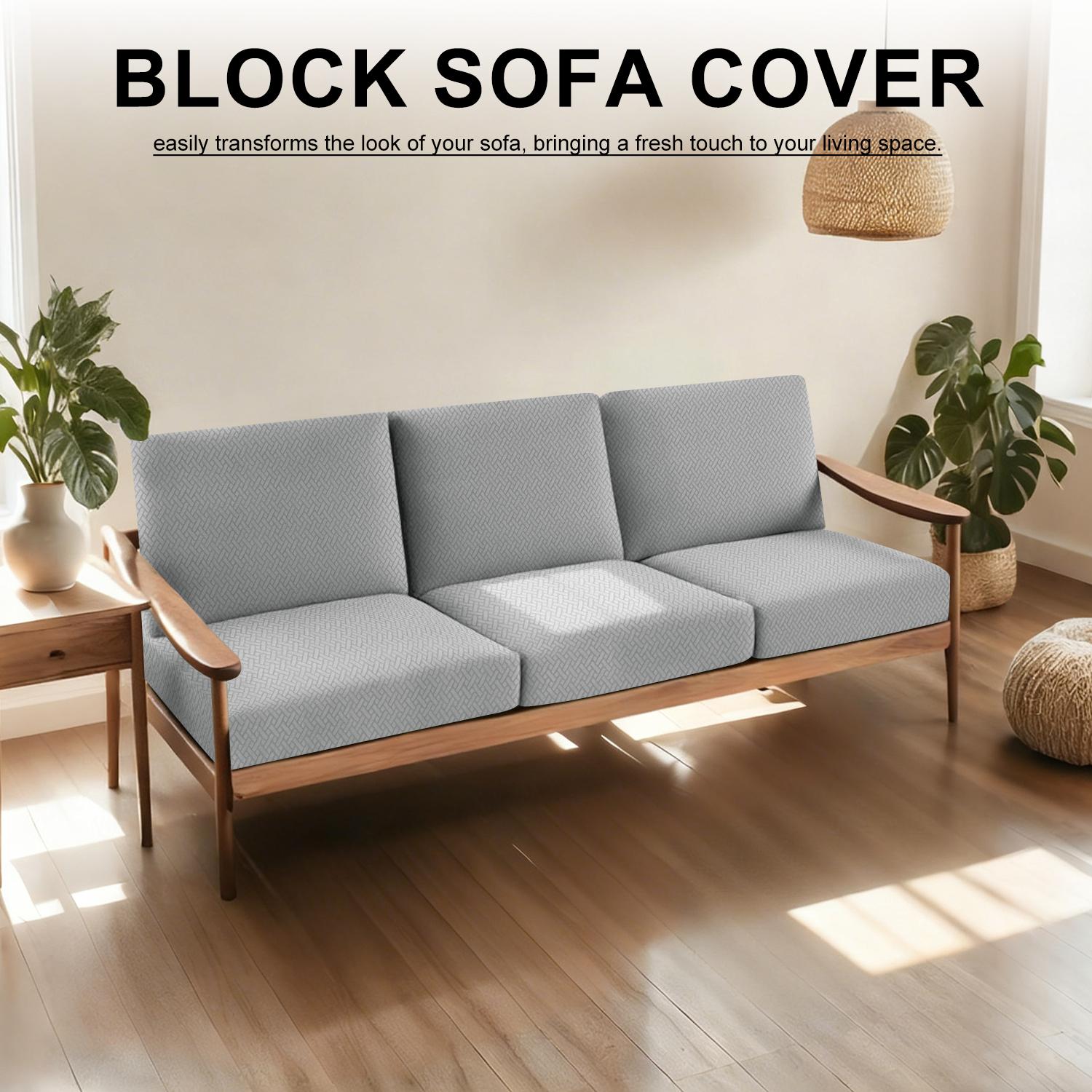 

Adjustable Sofa Cushion Cover Jacquard Warm Winter Spring Sofa Seat Cover Living Room L Shap Pillow Cover Pillow cover 45x45cm