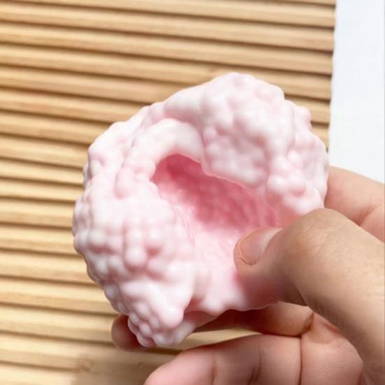 1/5Pcs Shapeable Stress Ball Toy Anxiety Relief DIY Squeeze Ball Sensory Toy Portable Soft Stretchy Moldable Ball Pinch Fidget Toy Party Favors