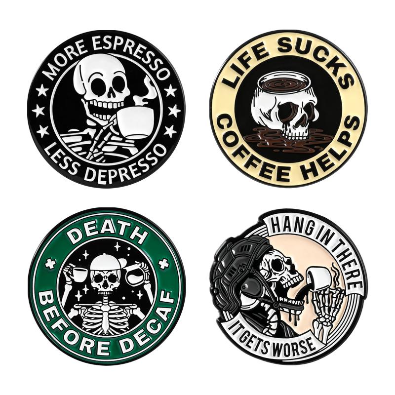 Xiaomi 2-7pcs/set Back To Future Retro Time Machine Enamel Pins Rock Band Punk Skull Cross Anime Game Dog Brooch Bag Badge Jewelry Gift