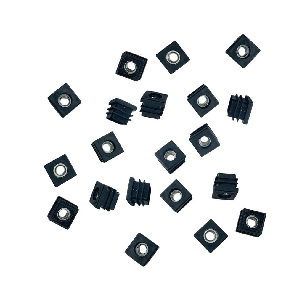 

20X Tube Cap Pipe Cover Insert Plug Upgraded Fittings Compact Size Great Sealing Firmness Plastics Replaced Part