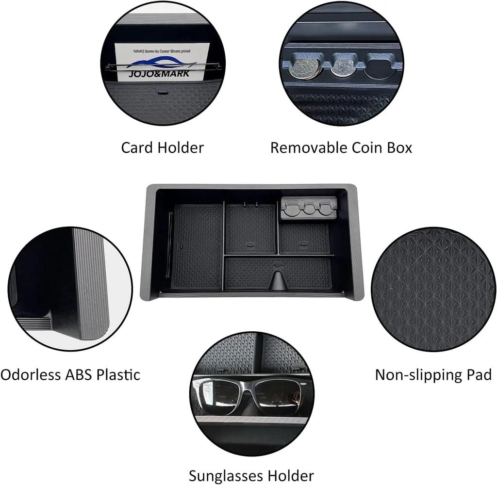 For 2023-2025 Honda 11th Gen Accord Center Console Armrest Storage Box Car Interior Organizer Accessory