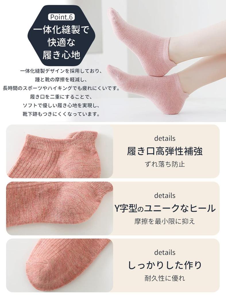 SLEEPSINERO Ankle Socks and Cotton Ankle Socks for Cute and Sports Sneaker Sizes All Seasons of Women's (Moisture-Wicking, Quick-Drying,