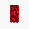 3D Roter Meteorit Muster Handyhülle Für iPhone 17 16 15 14 13 12 11 Pro Max Stoßfest Weiche Silikonhülle Geschenk