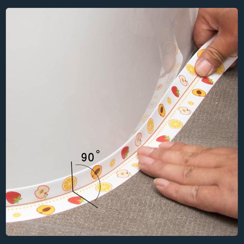 Kitchen PVC Waterproof Wall Paste Beauty Seam Paste Mildew Proof Tape Bathroom Sink Seamless Paste Tape