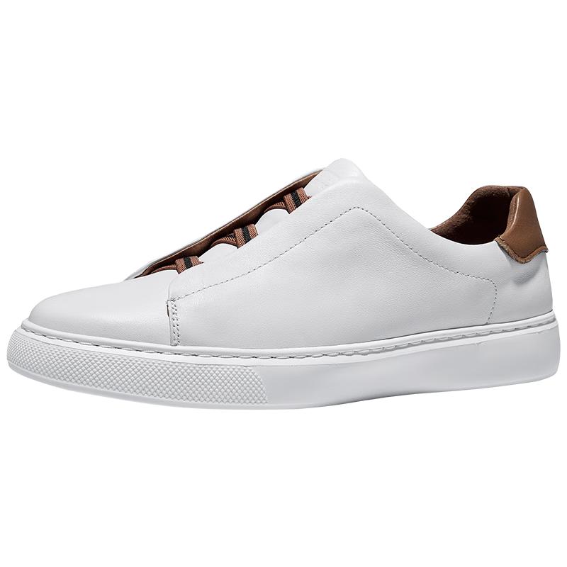 HAUT TON Men s Leather Slip-On Casual Shoes 40