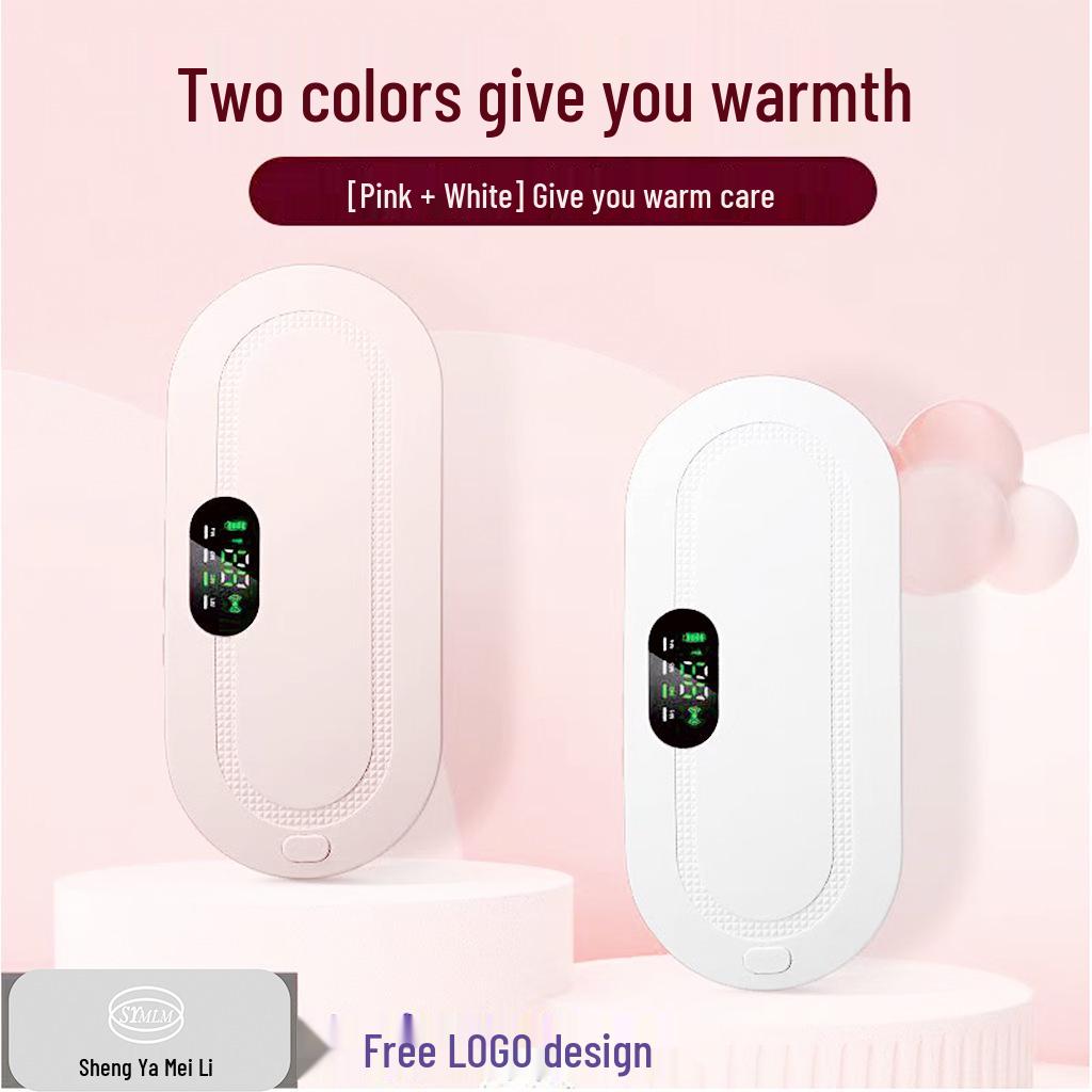 Rechargeable Women's Menstrual Heating Waist Belt with Vibration Massage