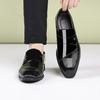Dress single shoes men's shoes loafer leather shoes, polishing and embossing process, spot quick delivery