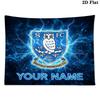 Custom Name Sheffield Wednesday Printed Tapestry – Wall Hanging for Bedrooms, Dorms, and Home Decor
