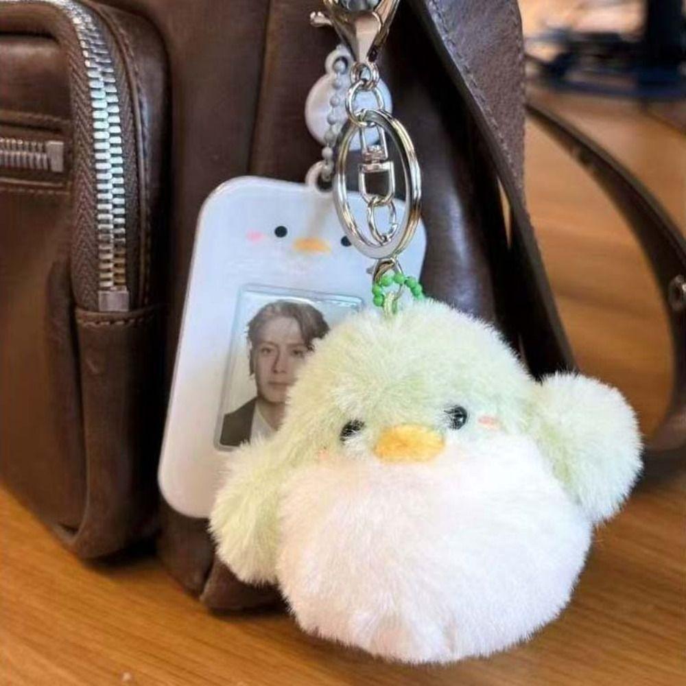 Key Ring Bird Plush Pendant JinYoung Jackson Bird Key Ring Cartoon GOT7 Plush Keychain Kids Toy