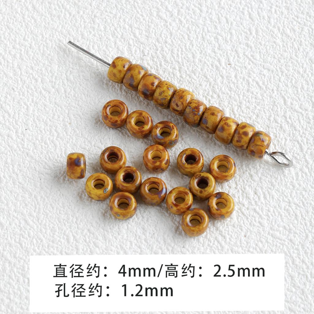 [Dunhuang] Imported Antique Rice Beads, Natural Stone Agate Beaded Bracelets, Necklaces, Beads Diy Accessories Materials