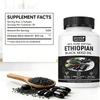 Capsule Molli di Olio di Semi Neri Etiopi Purely Nutrient, 4,64% Timochinone, Senza OGM Senza Glutine 60 Capsule