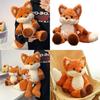 Running Fox Plush Doll For Girls Soft Toy Gift Sleep Pillow Kids Room Decor