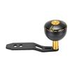 Fishing   Reel Handle Carbon   Single Metal Fishing Knob Power Handle Black 95mm