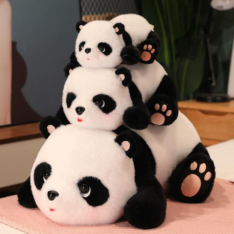 Panda Plush Toy Stuffed Animal Pillow With Soft Pp Cotton Girls Decor Bedroom