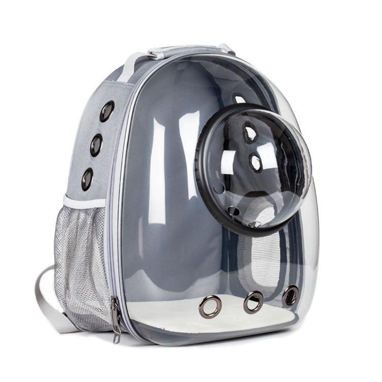 Portable Transparent Cat Backpack: Breathable, Spacious Double-Shoulder Pet Carrier