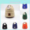 Stylish Versatile Striped Acrylic Label Beanie For Men And Women Perfect For Autumn And Winter Warm Ski Hat In Various Colors