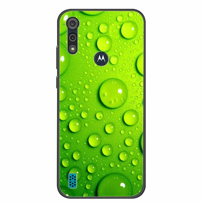 Phone Case for Motorola Moto E6i / E6s 2020 Shockproof Soft Silicone TPU Back Cover for Moto E6s 2020 E 6S 6i Cases Marble Print