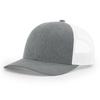 Custom 3D Embroidery Logo Baseball Dad Cap Richardson 112 Trucker Hat with Mesh Cap & Leather Patch Common Fabric Feature