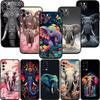 CJ5 Animal Elephant Soft Shell Phone Case for Redmi Note 13 14 Pro+ Plus A3 A3X 13X 13C 13R 14S 14C 14R
