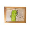 Wall Decoration Wooden Kids Art Frame Rotatable Changeable Photo Frame Memorial Family Portraits Cards Display Holder Kids