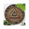 Vintage Metal Wall Art Morrowind Elder Scrolls III Round Aluminum Sign Home Office Decor Gift