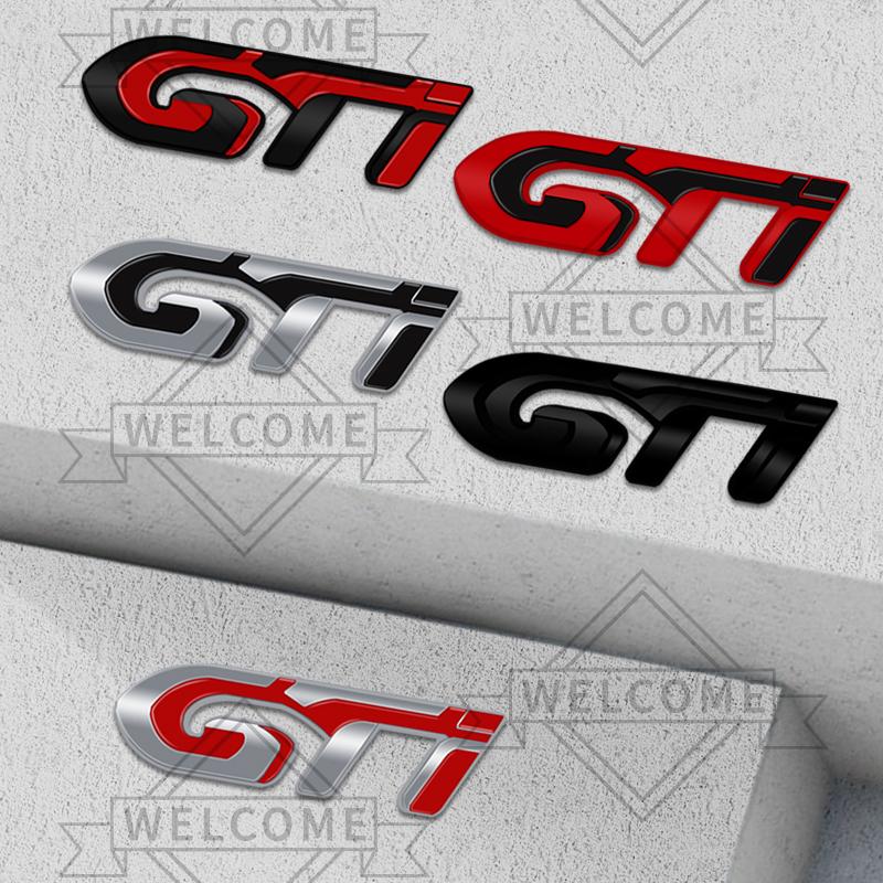 3D Car Stickers GT Emblem Auto Body Badge Trunk Decal For u333 GT Line RCZ 2008 308 306 5008 208 3008 Decoration Accessories 333u