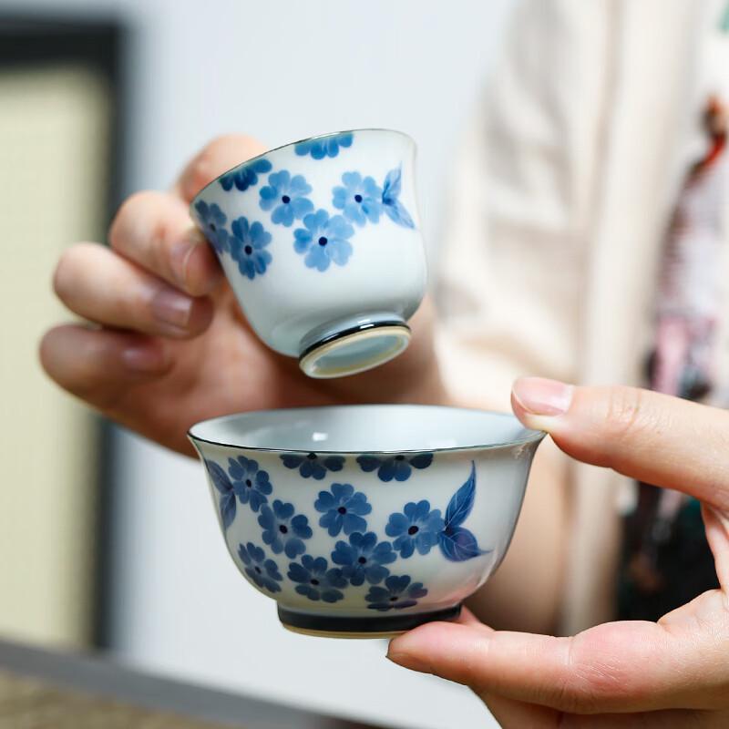 Sushang Hand-painted Ceramic Travel Gongfu Tea Set