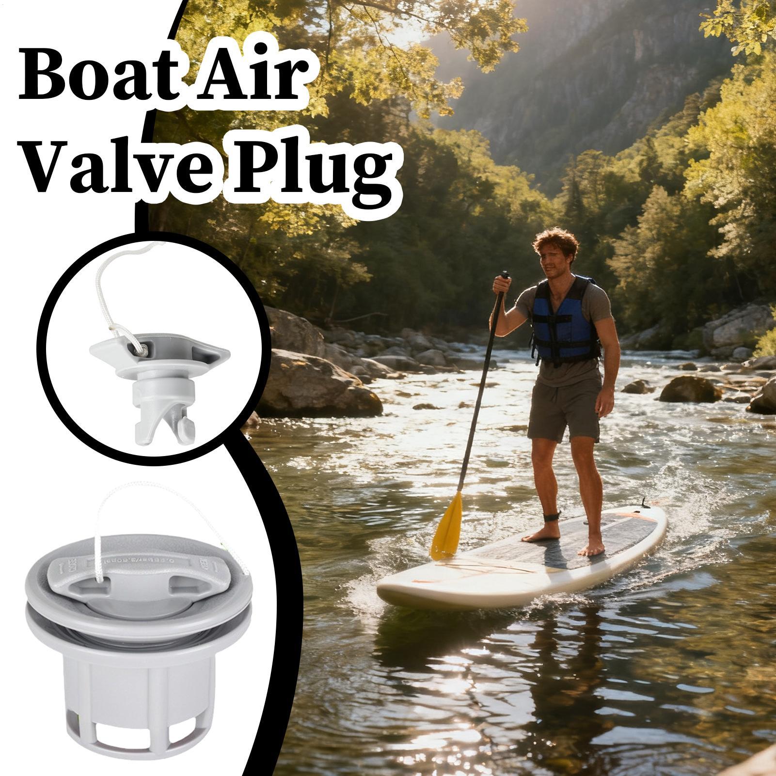 Boat Air Valve Cover 8-hole Rotatable Valve Part Canoe Spiral Air Plugs For Boat Kayak Outdoor Paddleboard Surfboard River Beach CN