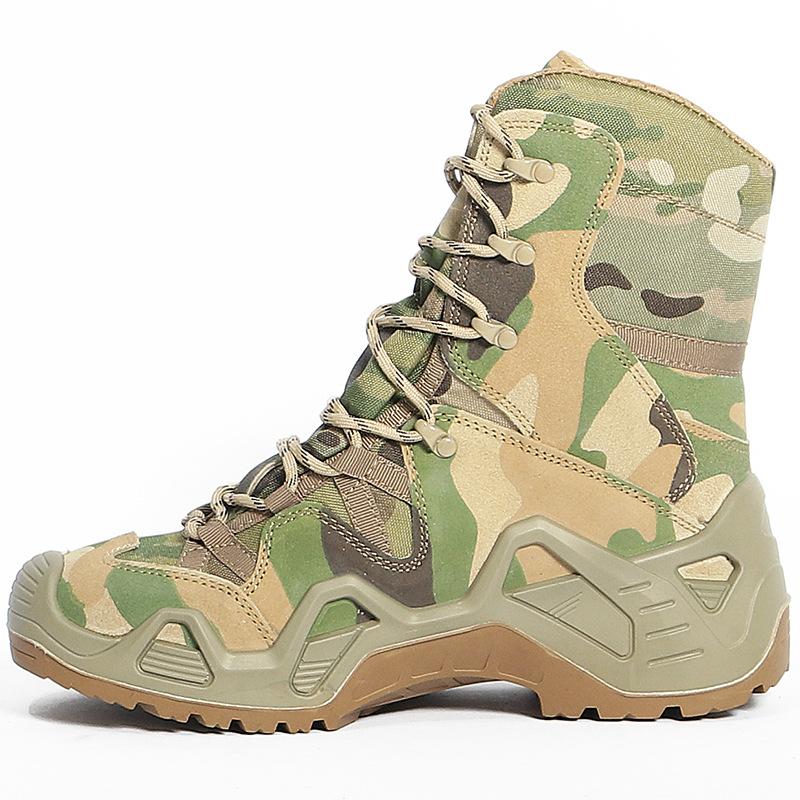 Men's Boots Tactical Shoes Men's Outdoor Shoes Combat Boots Waterproof Shoes Sports Hiking Shoes Winter Cotton