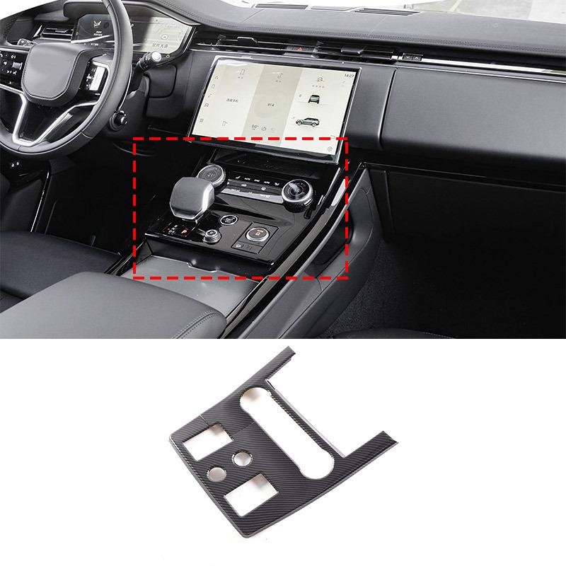 For Range Rover Sport  2 ABS Carbon Fiber Car Center Console Gear Shift Panel Decorative Cover Sticker Car Interior Acces